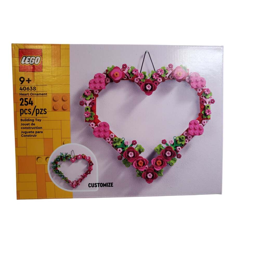 LEGO #40638  Heart Ornament - 254 PCS